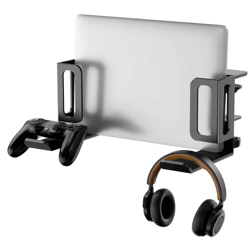 Non-Drilling Multi-Functional Side Laptop Cooling Stand