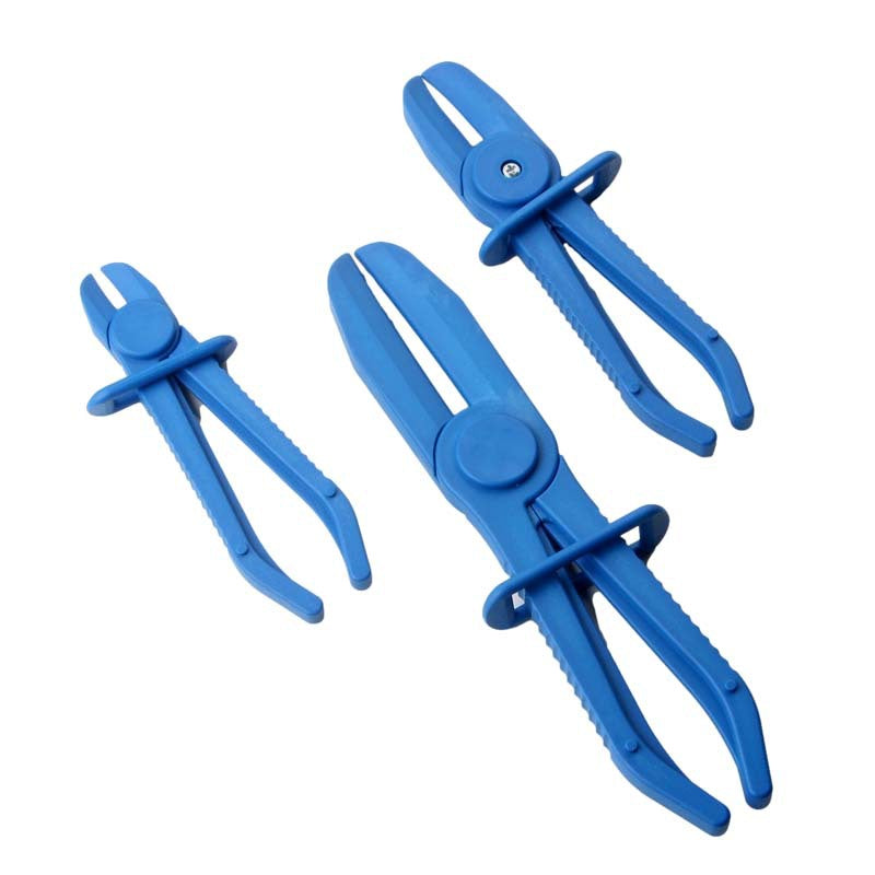 3Pcs Auto Oil Line Clamp Tool Set Plastic Fuel Hose Cutting Pliers Oil Pipe Sealing Pliers Automotive Repair Hand Tools