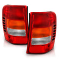 ANZO 1999-2004 Jeep Grand Cherokee Taillight Red/Clear Lens (OE Replacement) 311308