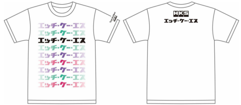 HKS T-SHIRT KATAKANA WHITE L 51007-AK659