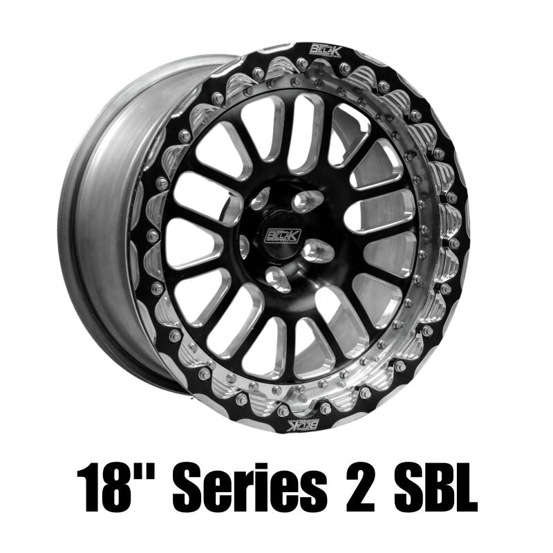 Belak Wheels Belak 18x12 / 8.75in BS / 5x120 BP / High Pad / Series 2 Wheel - Single Beadlock 18125120S28BS-SBL