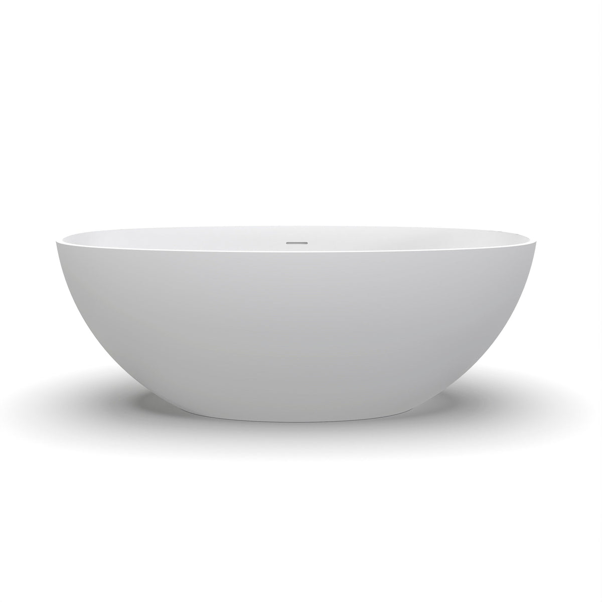 61 Inch Solid Surface Freestanding Bathroom Bathtub