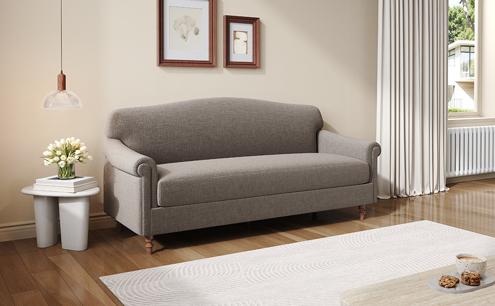 Modern Loveseat Sofa 77.5" 2-Seater Couch