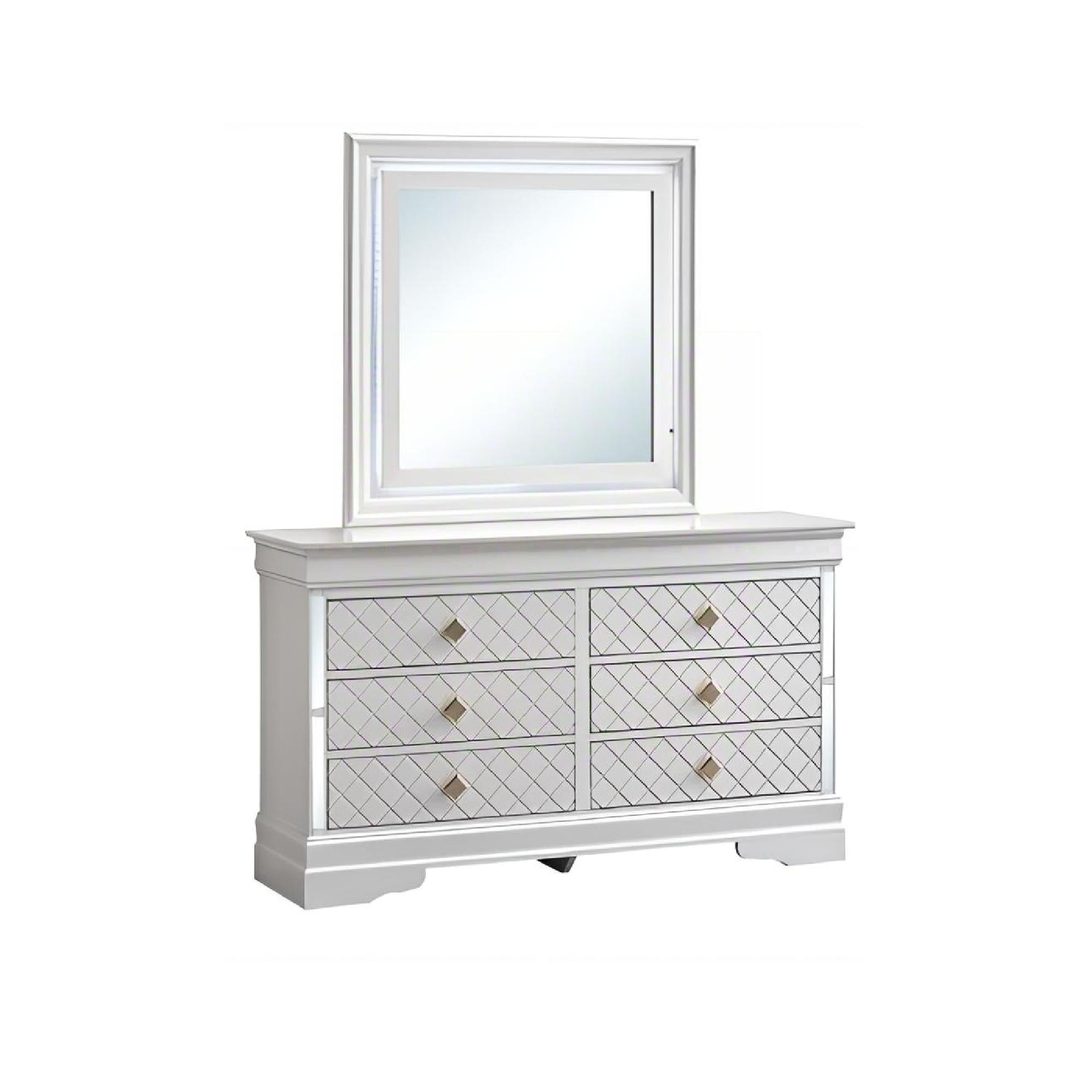 Verona G6735-D Dresser in Pearl