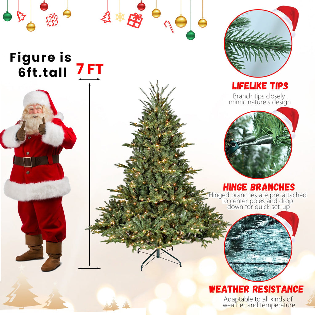 5FT Full-Shape Christmas Tree with 350 UL Lights