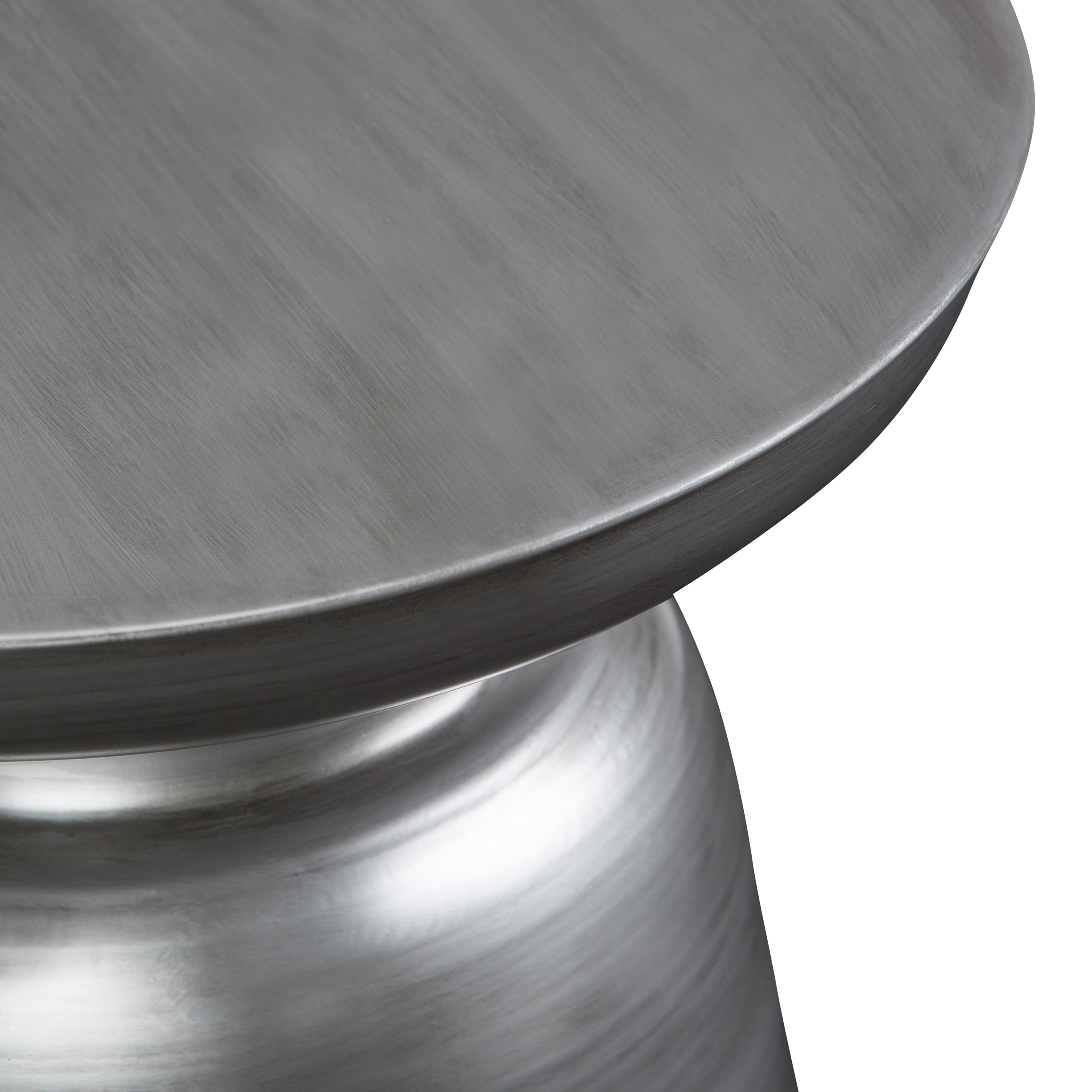 Toby 17 Inch Wide Modern Industrial Metal Accent Table