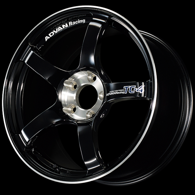 Advan TC-4 SE 16x6.5 / +37 Offset / 4x100 / 63mm Bore / Racing Gloss Black and Diamond Cut YADS6D37ABF