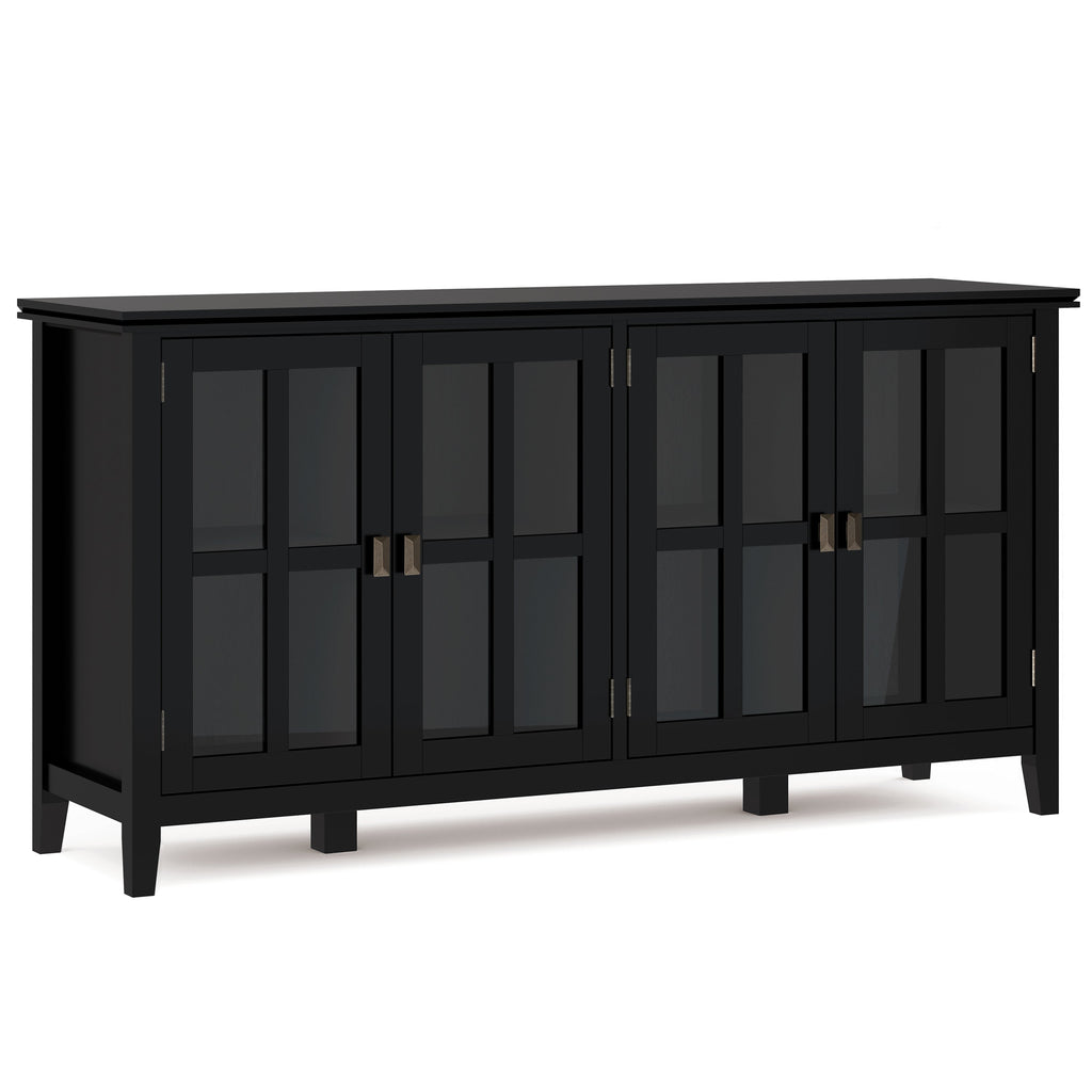 Artisan 66 Inch Wide Solid Wood 4 Door Storage Cabinet