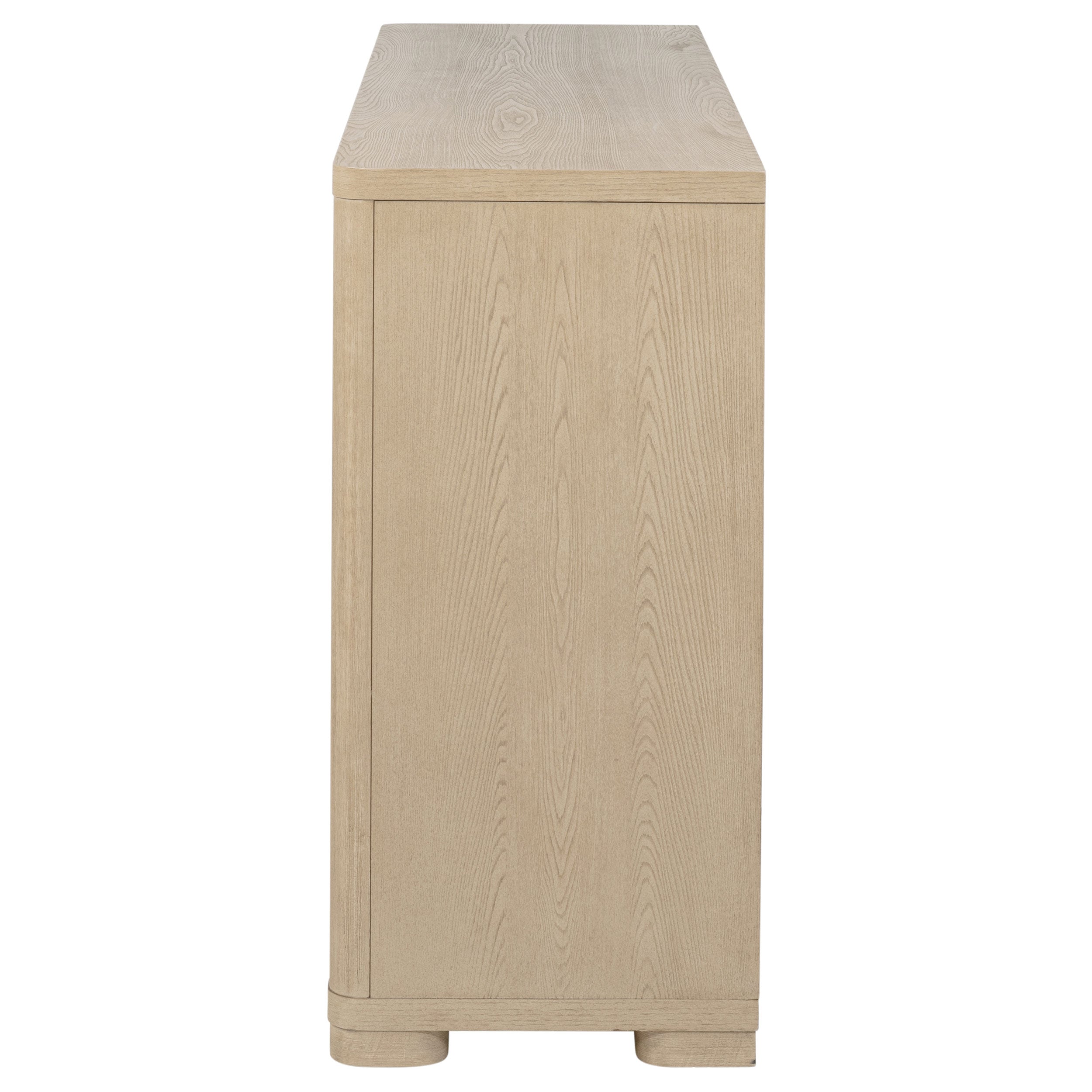 Mirador Light Elm 6-Drawer Bedroom Dresser