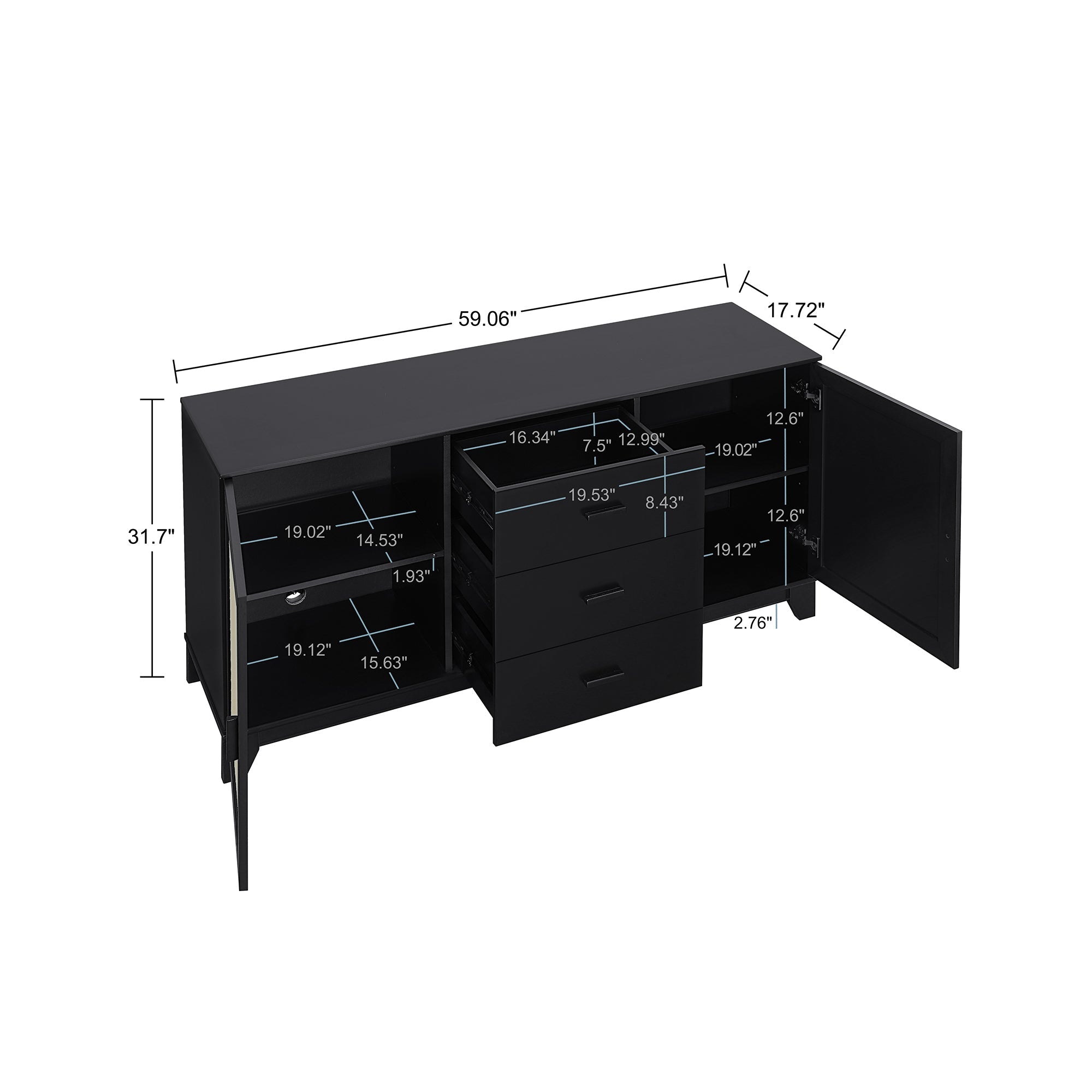 Sheridan 59" Sideboard