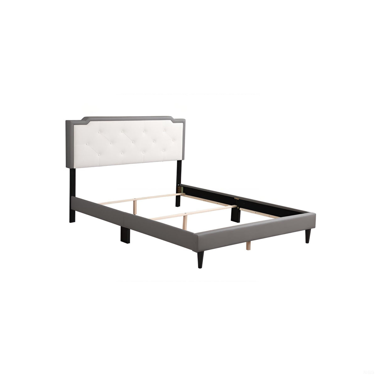 Charming Light Queen Bed