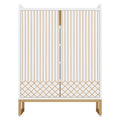 29.52 Inches White Shoe Cabinet