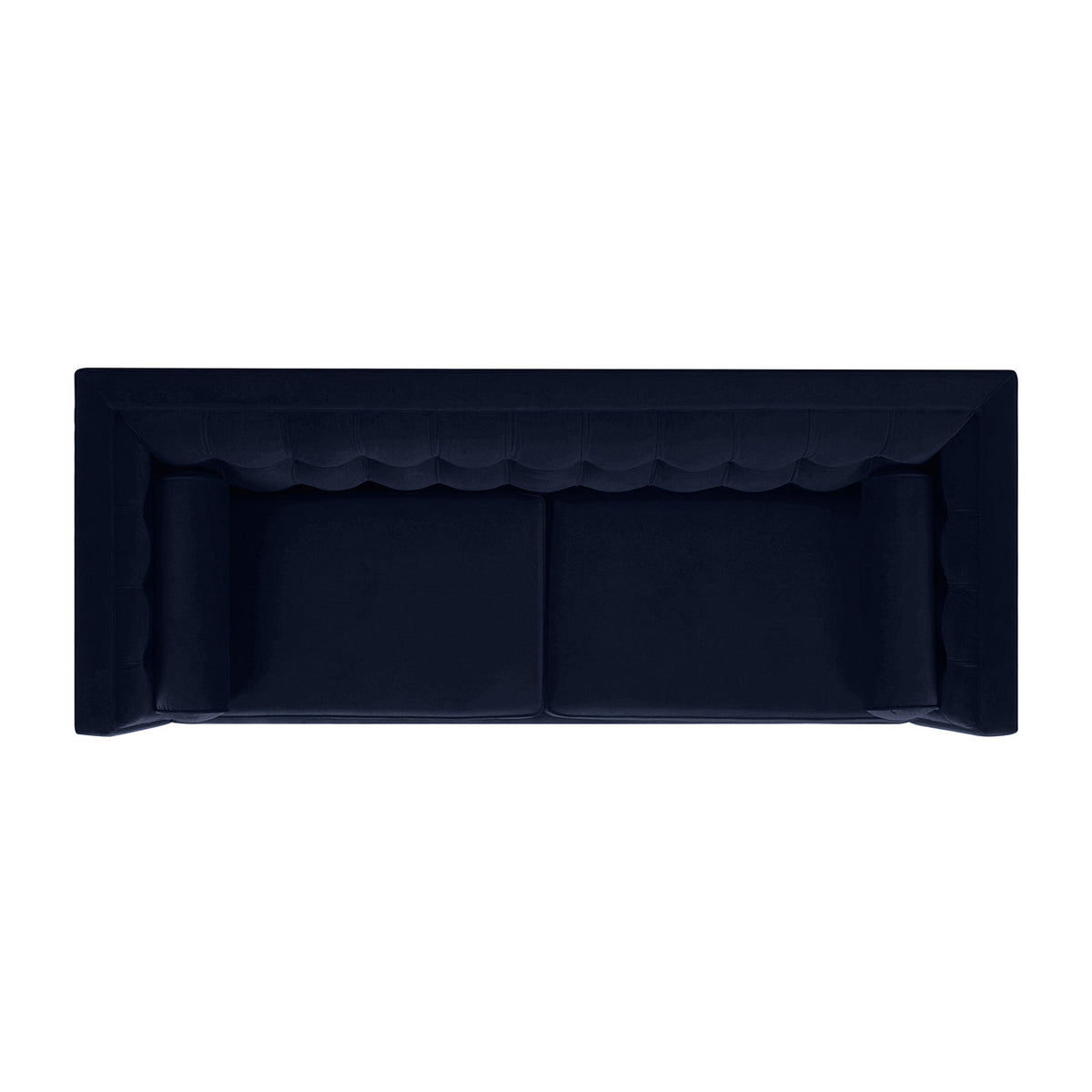 Jack 84" Modern Tuxedo Tufted Sofa, Dark