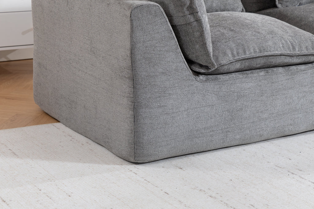 74.8" Cloud Couch Oversized Modular Sectional Sofa