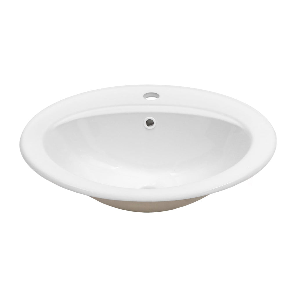 21.8 Inch Drop In Bathroom Sink