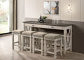 Console Table with 4 Stools