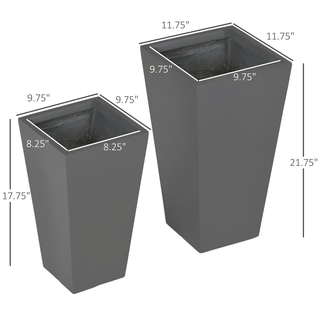 Durable & Stackable Plant Pot Set