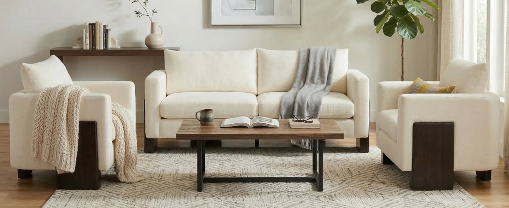 Cozy Sofa Set Oversized Comfy Cloud Sofa