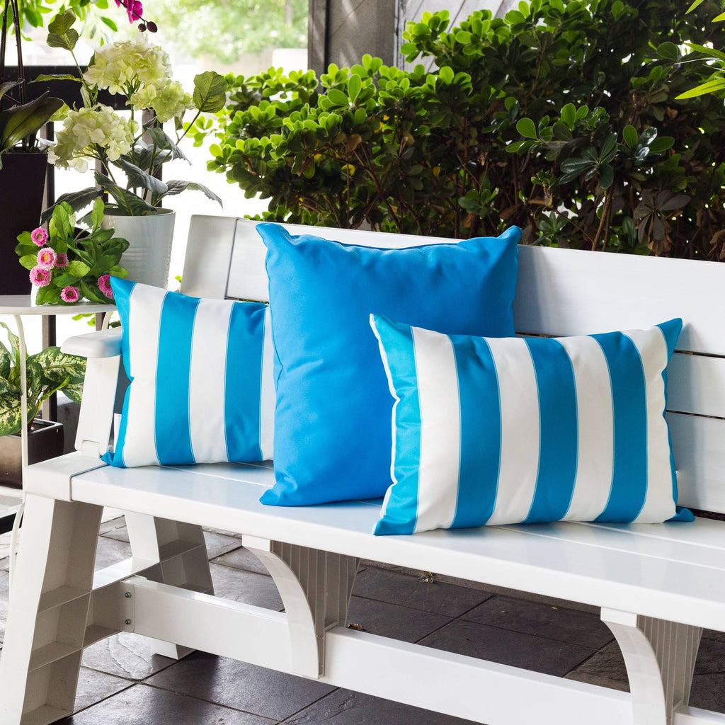Horizon Stripe Pillow 14" x 20" - Outdoor & Indoor