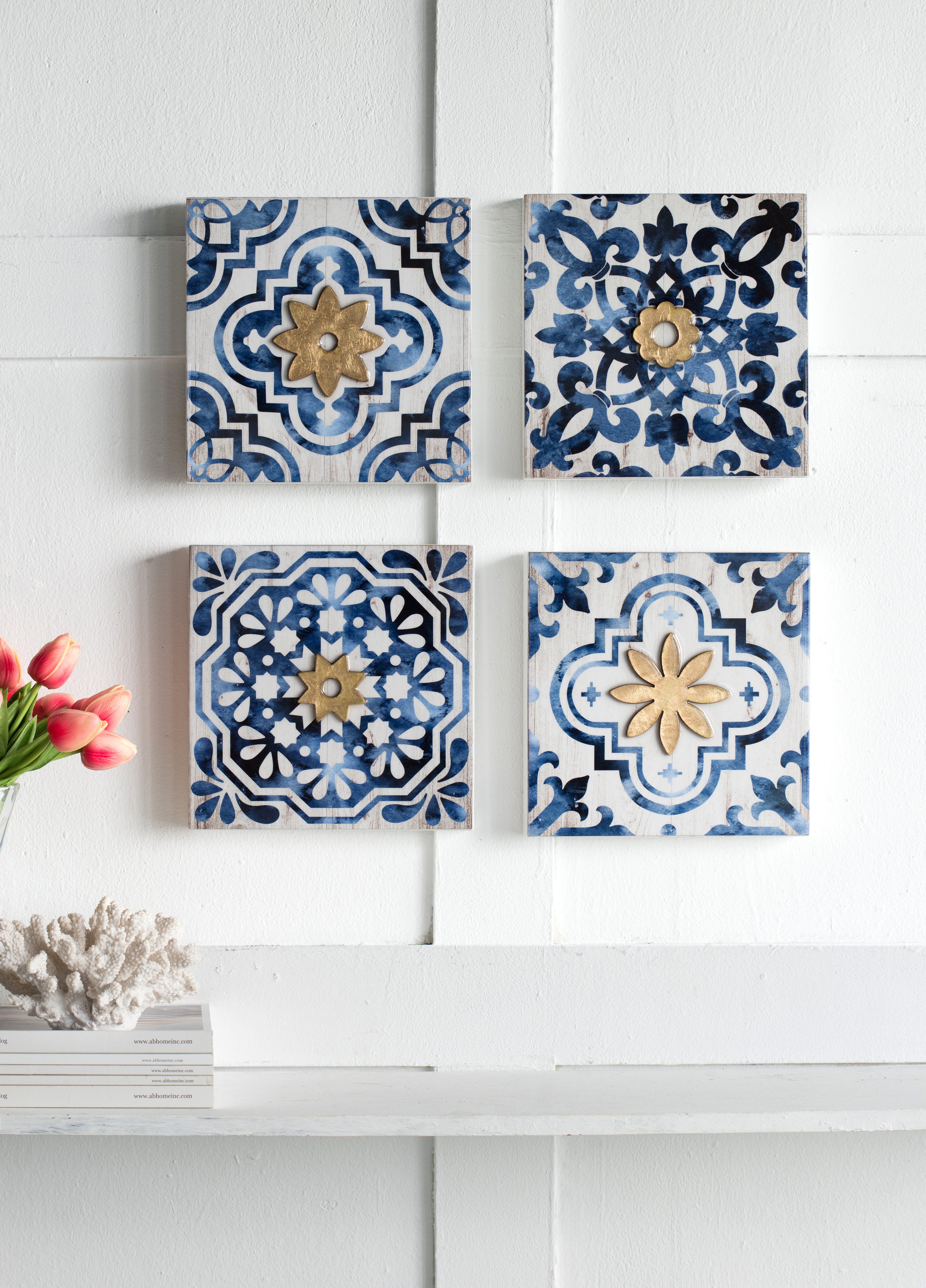 S/4 Abstract Wall Décor