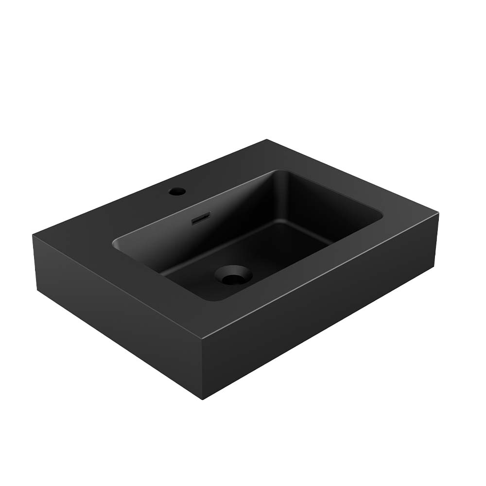 Integrated Engineered Solid Surface Basin