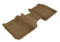 3D MAXpider 2009-2019 Ford Flex Kagu 2nd Row Floormats - Tan L1FR02121502