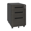 3-Drawer Mobile File Cabinet with Lock