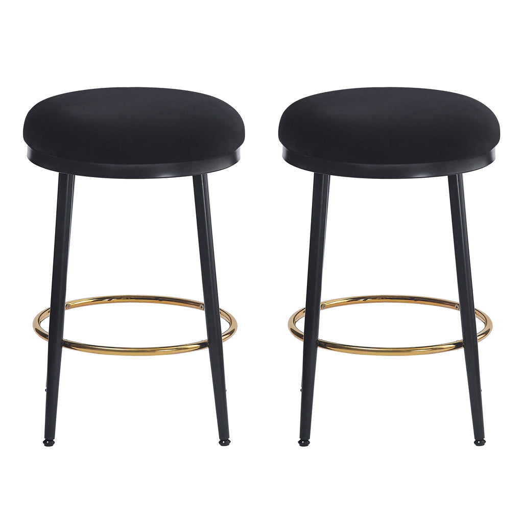 24.75" Modern Counter Stools Set of 2