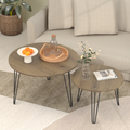 27.56'' Round Nesting Coffee Table Set of 2