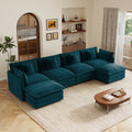 Oversized U Shape Sofa with 2 Ottomans