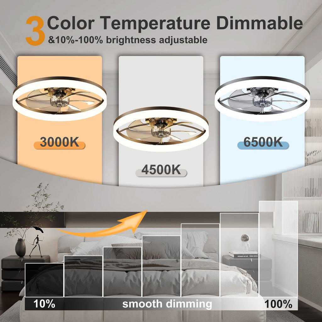Ultra-Thin LED Ceiling Fan