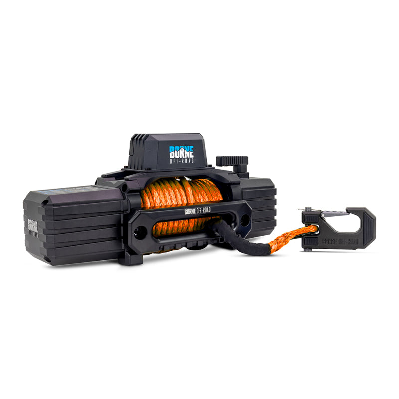 Borne Off-Road 12K Winch - Orange Synthetic Rope BNWN-12-SOR
