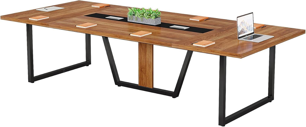 94.5" Large Conference Table for 8-10 People
