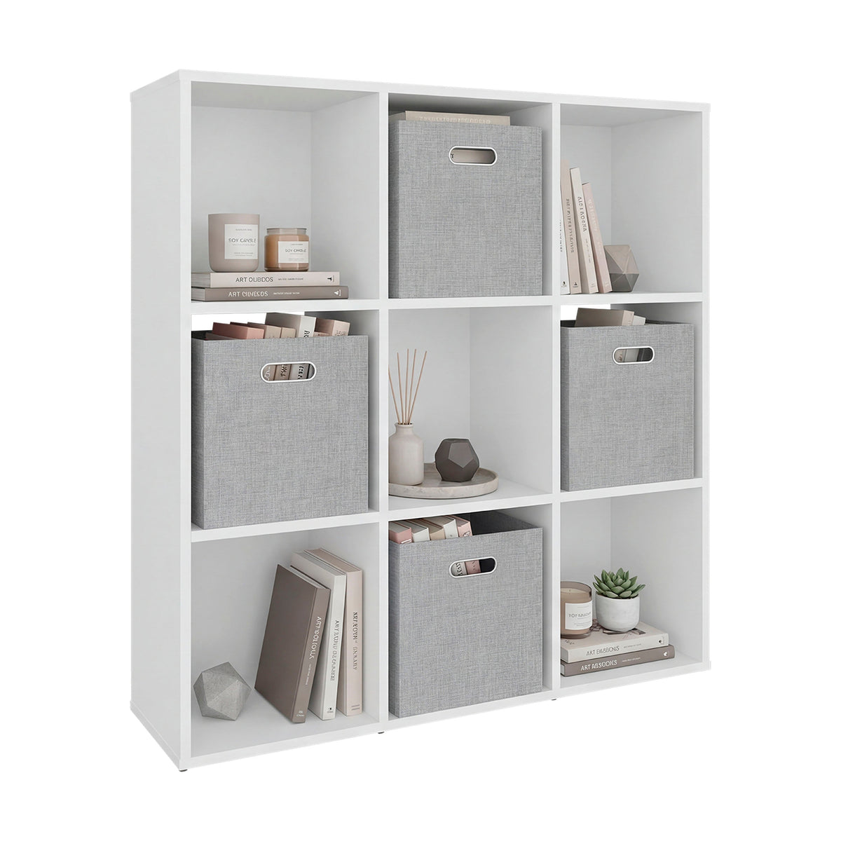 Lena 9-Cube Storage Organizer Bookcase