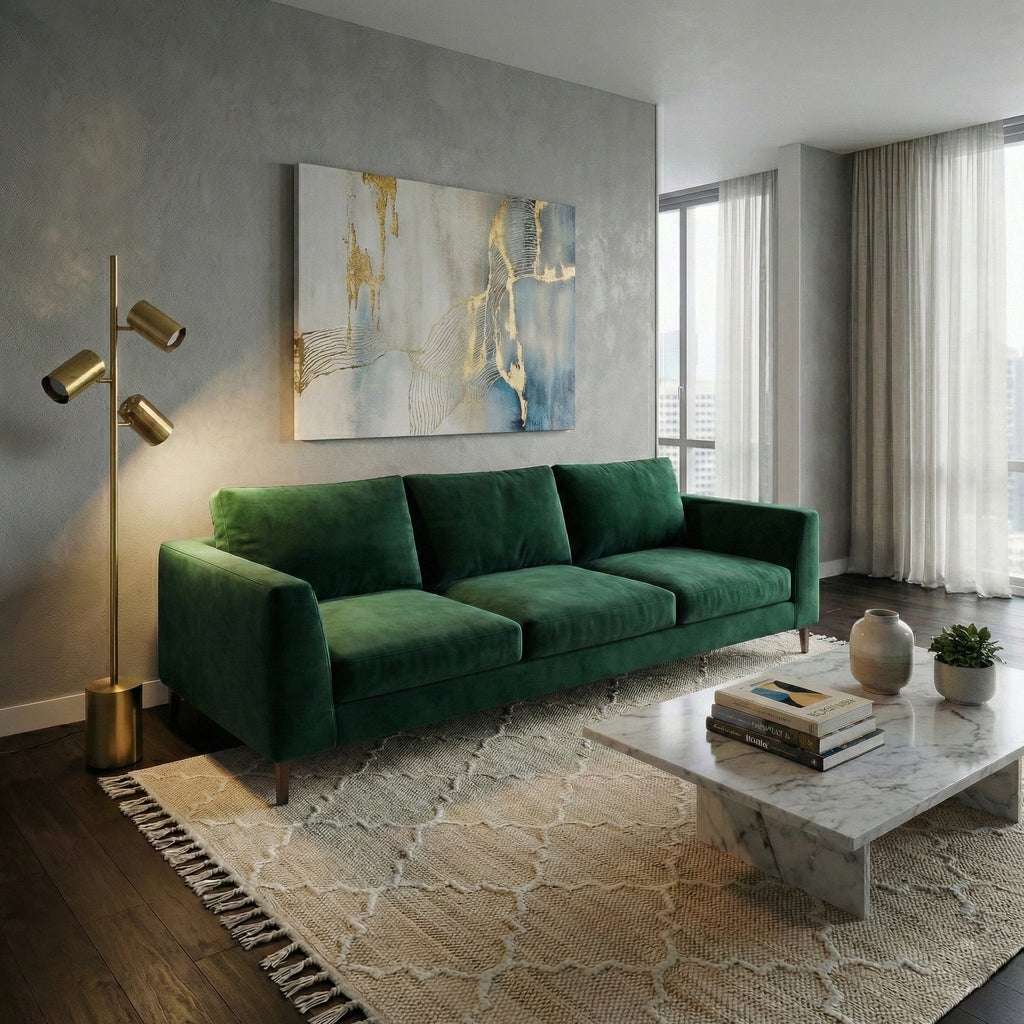 Harmony Brassed Gold Floor Lamp
