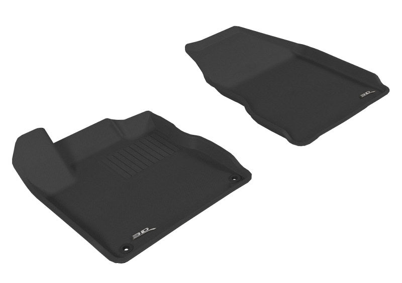 3D MAXpider 2009-2014 Nissan Murano Kagu 1st Row Floormat - Black L1NS01811509