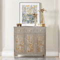 Dauphin Handpainted Entryway Storage Cabinet