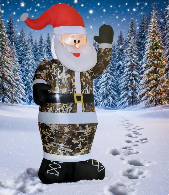 Christmas Inflatables Outdoor Decorations Santa Claus