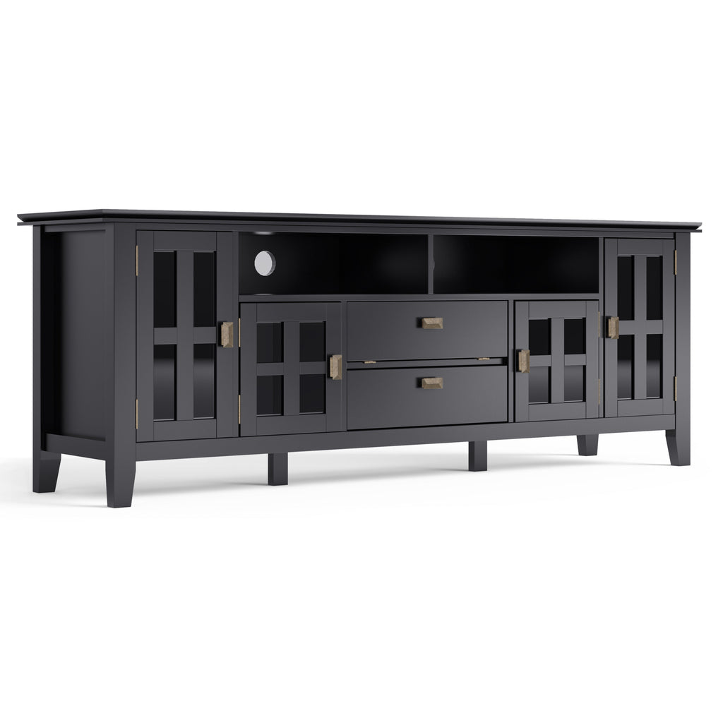 Artisan 72 Inch Wide Solid Wood TV Stand