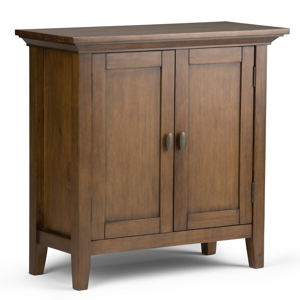 Redmond 32 Inch Wide Solid Wood Low Storage Cabinet in Rustic