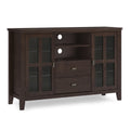 Artisan 53 Inch Wide Solid Wood Tall TV Stand