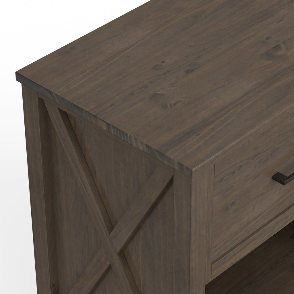 Ela Bedside Table - Smoky