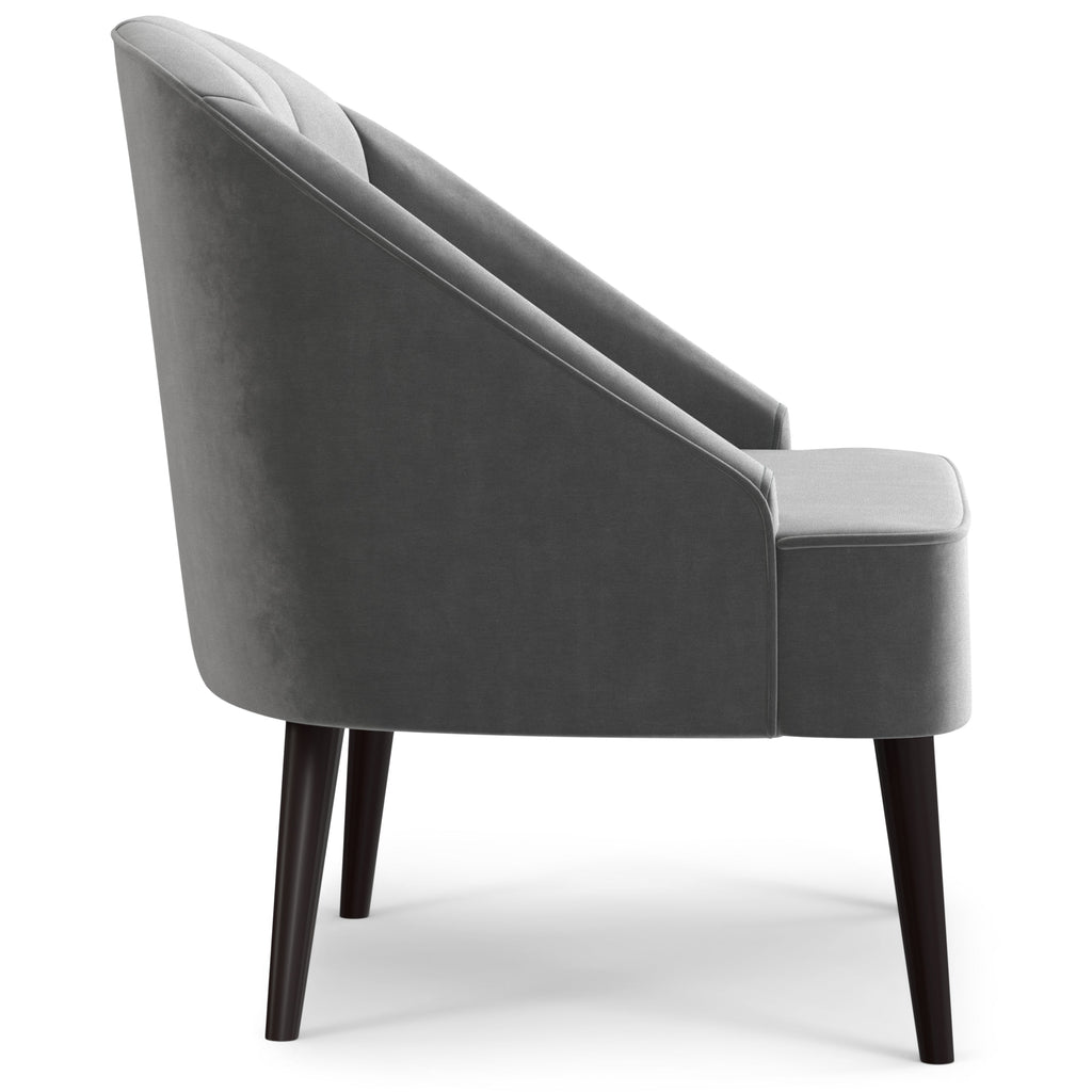 Harrah Accent Chair - Smoky Grey