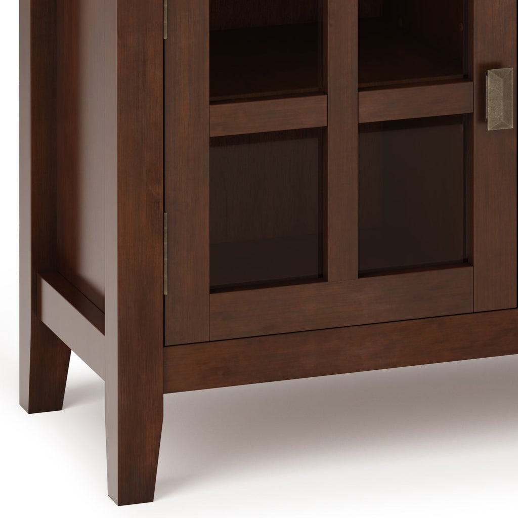 Artisan 48 Inch Wide Solid Wood TV Stand in Russet