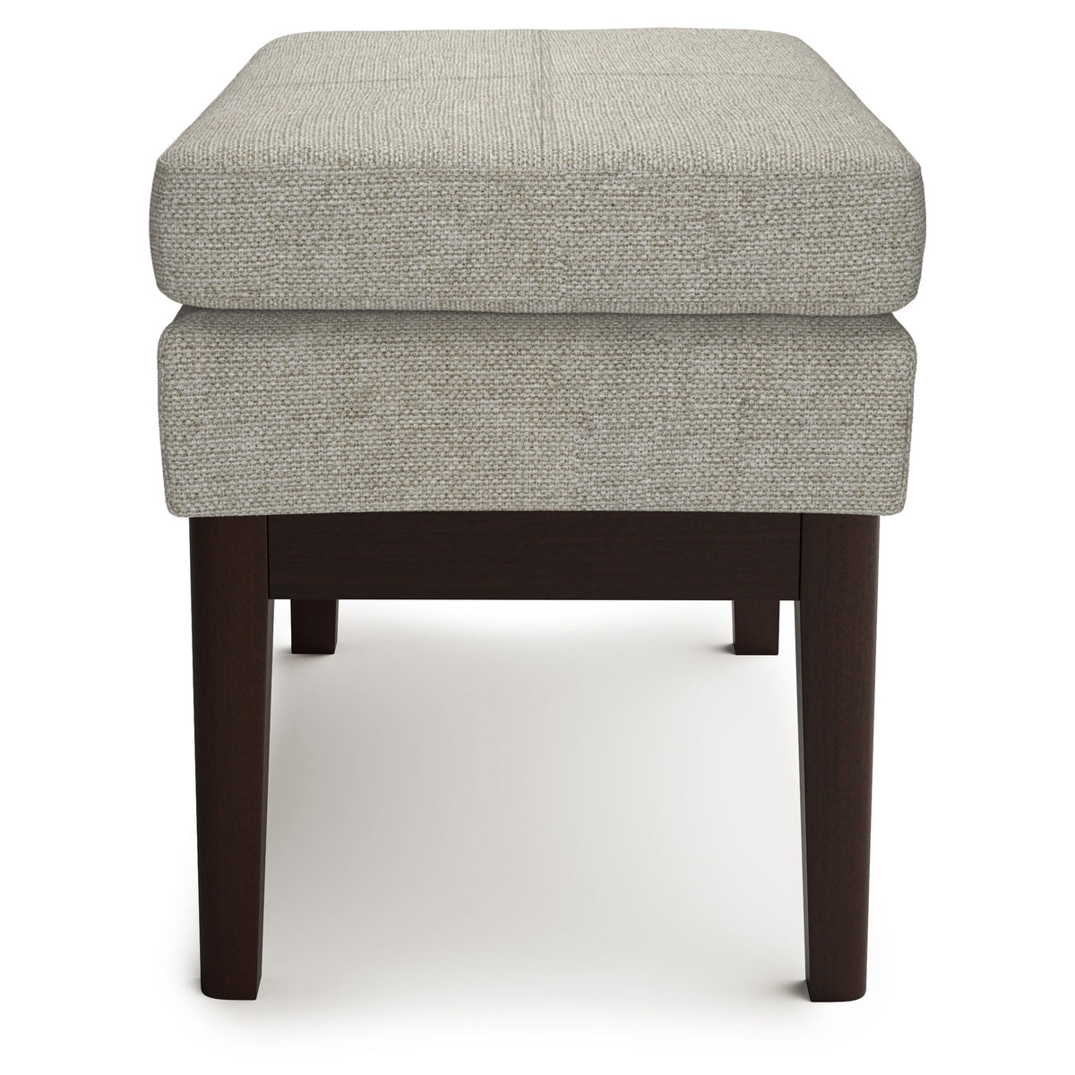 Carlson Small Ottoman Bench in Greige