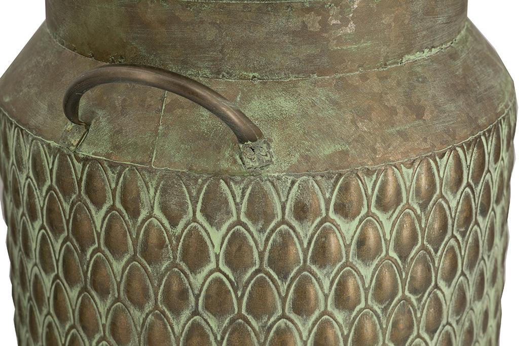 S/2 Iron Milk Jug Planters with Textured Finish