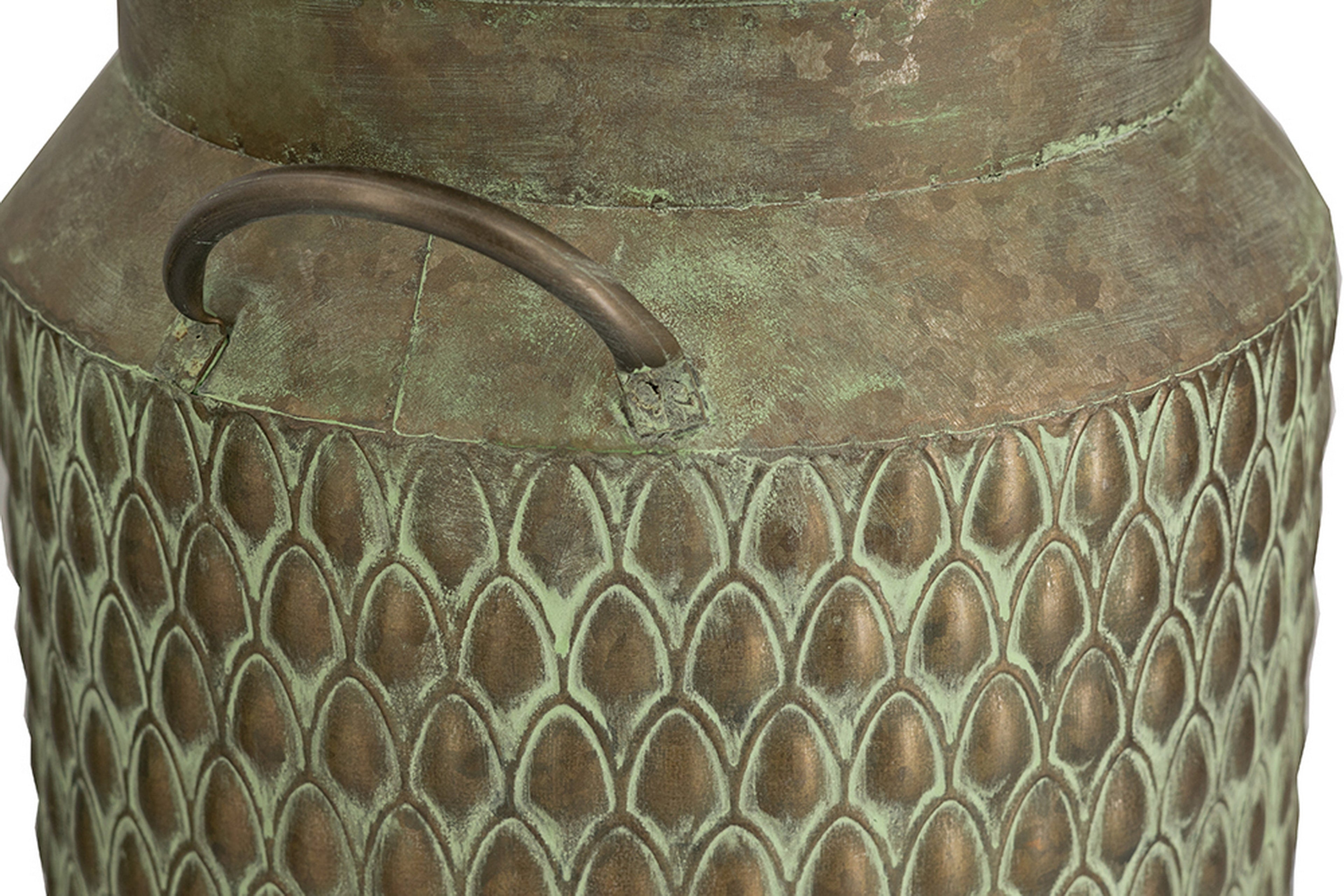 S/2 Iron Milk Jug Planters with Textured Finish