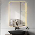 24X40 Inch LED Bathroom Mirror with Front Lights