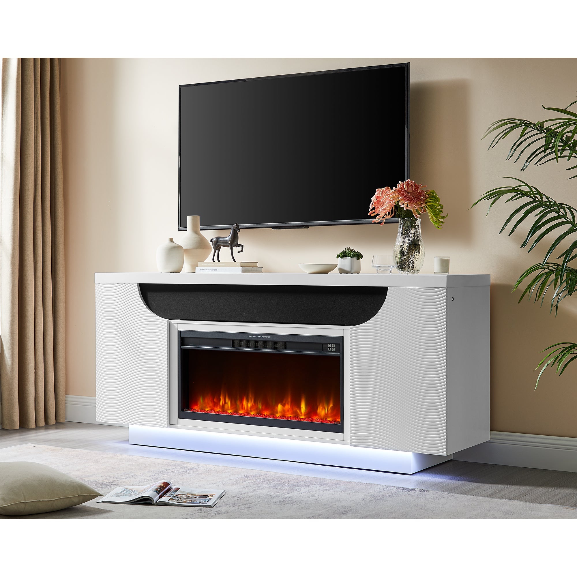 Alessia 76" Fireplace