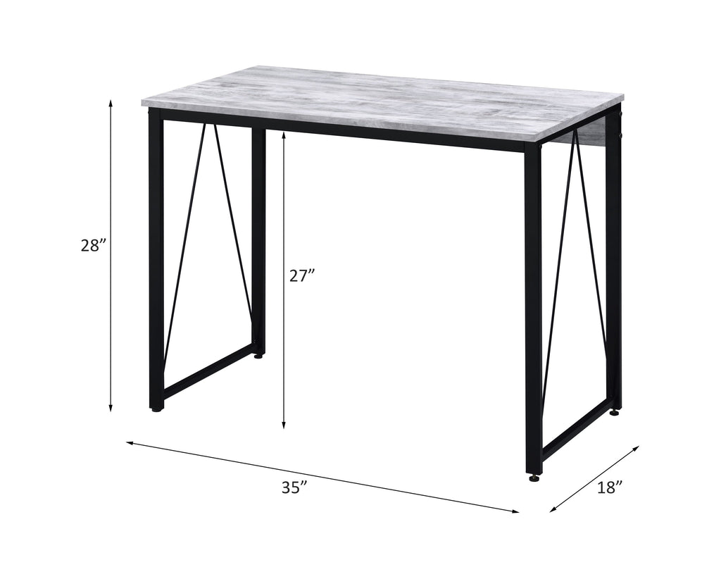 Zaidin Antique White Desk